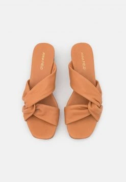 Anna Field LEATHER - Zuecos - Cognac, Mujer -LuxeTrend Ventas 00b5a26e8a3f4f2c93f7aba51c3c2d74
