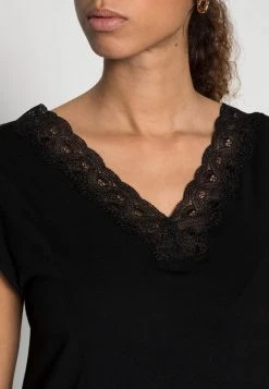 Anna Field Camiseta Básica - Black, Mujer -LuxeTrend Ventas 00e16005348844dfa71eddd43dcbdfaa