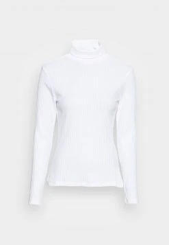 Anna Field PERKIN NECK LONGSLEEVE - Camiseta De Manga Larga - White, Mujer -LuxeTrend Ventas 04590a72887c4ec7946ec69ca22a0ed2