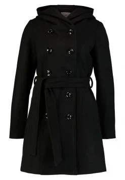 Anna Field DOUBLE BREASTED COAT WITH HOOD - Abrigo Clásico - Black, Mujer -LuxeTrend Ventas 06044d4d88f243f1bb0d163d11355b0c