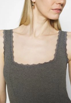 Anna Field Top - Mottled Dark Grey, Mujer -LuxeTrend Ventas 093194c446504173acaead48343ddac5