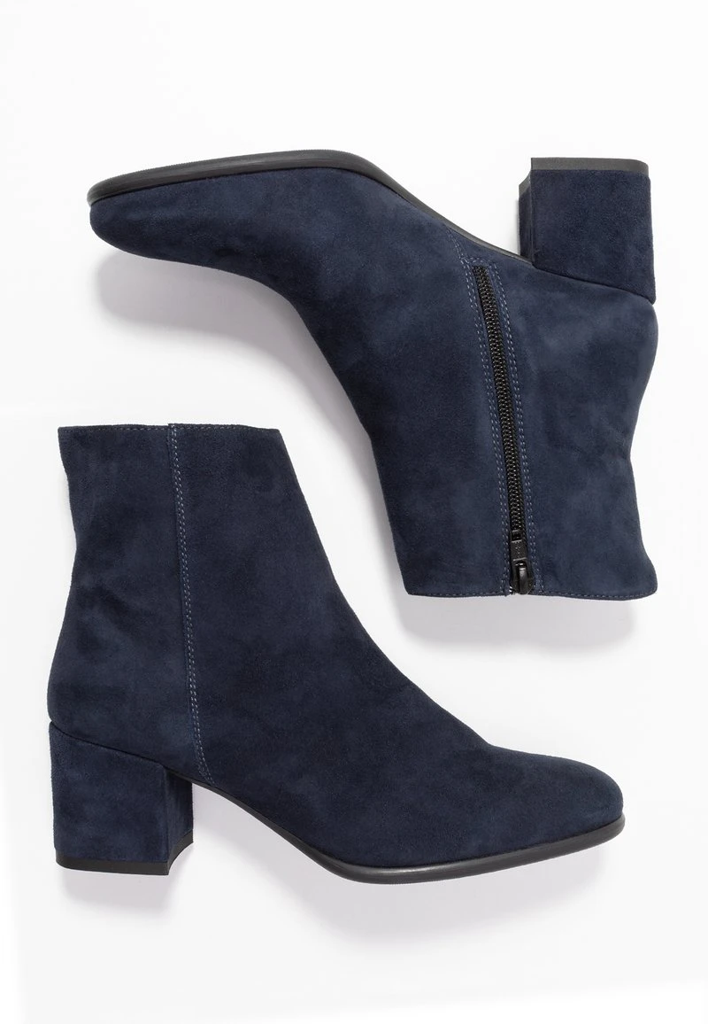 Anna Field LEATHER BOOTIES - Botines - Dark Blue, Mujer 6 Anna Field LEATHER BOOTIES - Botines - Dark Blue, Mujer - Imagen 4