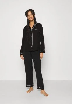 Anna Field AMANDA LONG PJ SET - Pijama - Black, Mujer -LuxeTrend Ventas 0d02fbe209c3470c8944ad07edd96fad