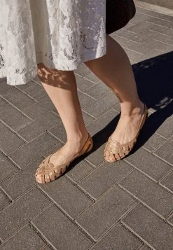 Anna Field Bailarinas Peeptoe - Gold, Mujer -LuxeTrend Ventas 0ef96dcbe1e54b399c92c0e4f8428919