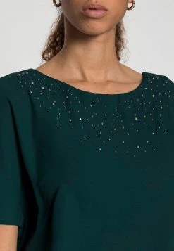 Anna Field Occasion Mini Bodycon Dress With Mesh Short Sleeves - Vestido De Cóctel - Dark Green, Mujer -LuxeTrend Ventas 0f9e32ee4812487789ecf21d2b32bdfd