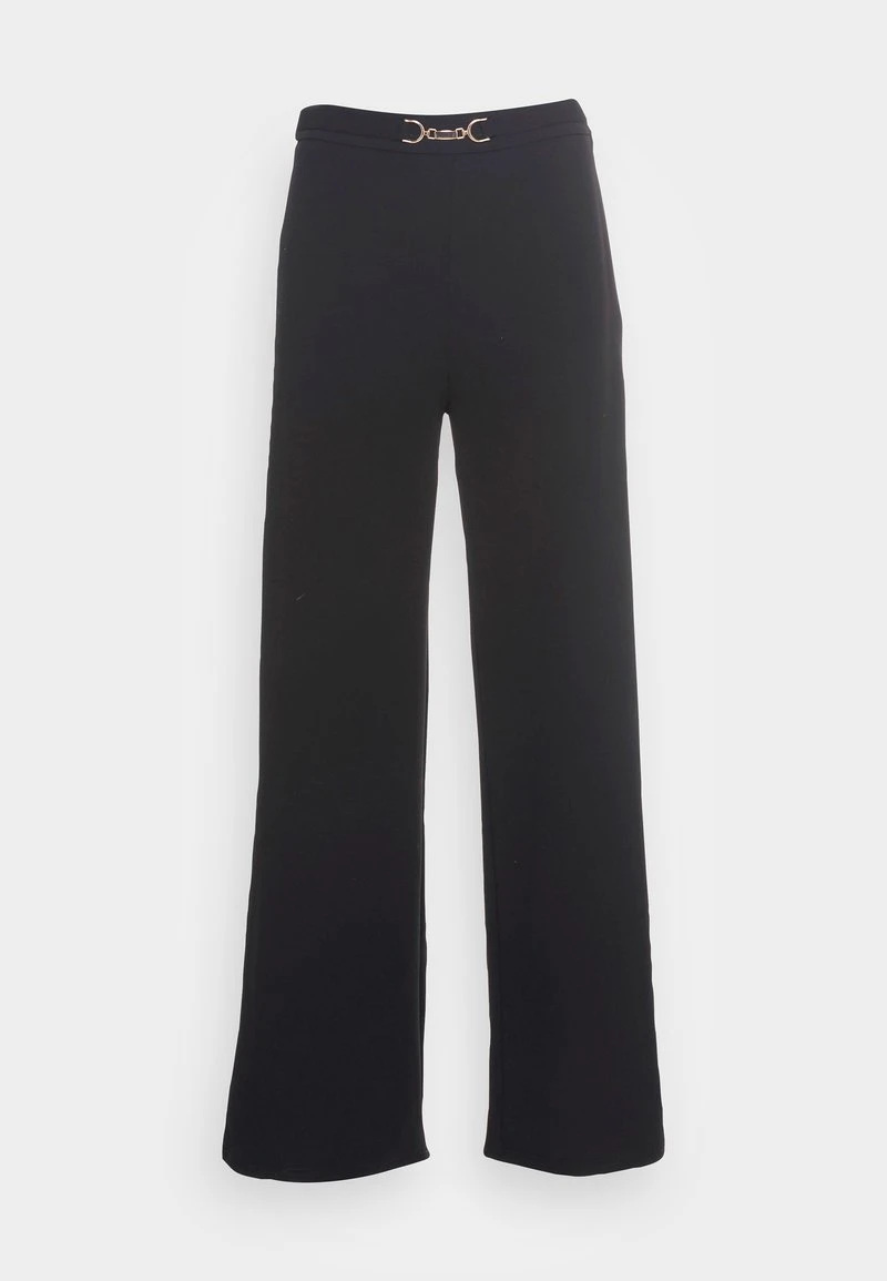 Anna Field WIDE LEG PANTS WITH DETAIL - Pantalones - Black, Mujer 6 Anna Field WIDE LEG PANTS WITH DETAIL - Pantalones - Black, Mujer - Imagen 4