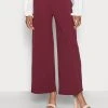 Anna Field Flared Leg Business Trousers - Pantalones - Dark Red, Mujer -LuxeTrend Ventas 1037ff0d88414ab8953242f4b592056a