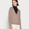 Anna Field Chaqueta De Punto - Taupe, Mujer