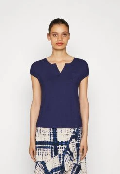 Anna Field Camiseta Básica - Dark Blue, Mujer