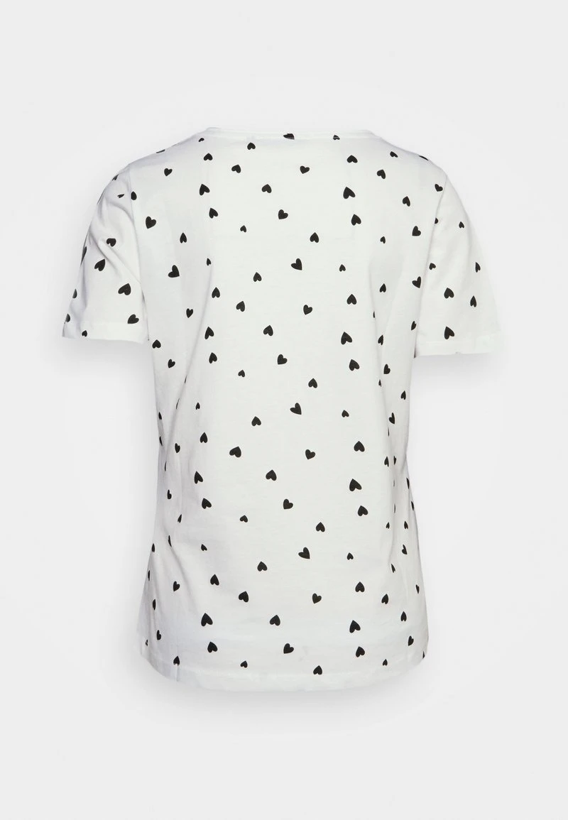 Anna Field Camiseta Estampada - White/black, Mujer 4 Anna Field Camiseta Estampada - White/black, Mujer - Imagen 2