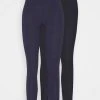 Anna Field 2 PACK - Leggings - Black/dark Blue, Mujer -LuxeTrend Ventas 17575cfccf234fb28f83ab23c7dfcb6f