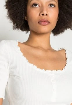 Anna Field Camiseta Básica - White, Mujer -LuxeTrend Ventas 179b70ded8b548c1b0b36ef817cbcc40