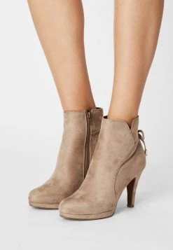 Anna Field COMFORT - Botines De Tacón - Taupe, Mujer