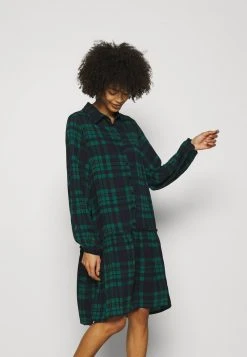 Anna Field Oversized - Vestido Camisero - Green/blue, Mujer