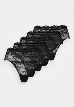 Anna Field 5PP HIGH RISE LACE THONG - Tanga - Black, Mujer -LuxeTrend Ventas 1d7323e8540d4a6dba0ff1fa79eb0047