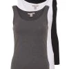 Anna Field BASIC TANK 3er Pack - Top - Black White Mottl, Mujer -LuxeTrend Ventas 215630581a8c42d9b7cda84dff44c0bf