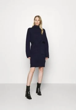 Anna Field Vestido De Punto - Dark Blue, Mujer