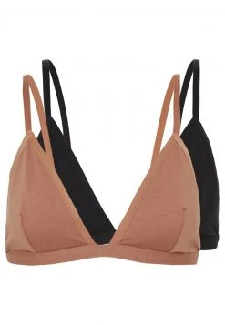 Anna Field Odessa 2 Pack Triangle Bra - Sujetador Sin Aros - Tan/black, Mujer -LuxeTrend Ventas 231b8f623d9e442b99a5a608fc4328a3