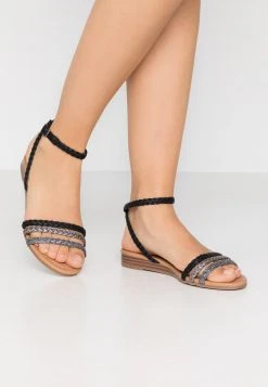 Anna Field Sandalias - Black/silver, Mujer