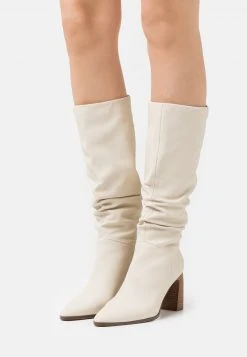 Anna Field LEATHER - Botas De Tacón - White, Mujer