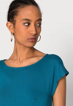 Anna Field Camiseta Básica - Blue, Mujer -LuxeTrend Ventas 281e0a9878aa495a86dbc4924f45de49