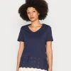 Anna Field Camiseta Básica - Dark Blue, Mujer -LuxeTrend Ventas 296e997da0b546ffa2223edbe94c4cea