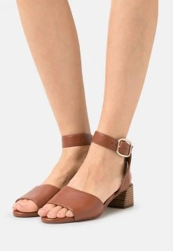 Anna Field LEATHER - Sandalias - Cognac, Mujer