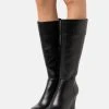 Anna Field LEATHER - Botas De Cuña - Black, Mujer -LuxeTrend Ventas 2bffaaf78cfc4ba1a786b57fb8ee6145