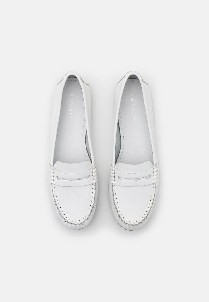 Anna Field LEATHER - Mocasines - White, Mujer 8 Anna Field LEATHER - Mocasines - White, Mujer - Imagen 6