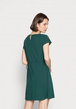 Anna Field WOVEN FIT AND FLARE DETAIL DRESS - Vestido Informal - Dark Green, Mujer -LuxeTrend Ventas 2d39f283d3874d509b9796615c2fbfff