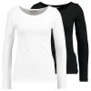 Anna Field 2 PACK - Camiseta De Manga Larga - Black/white, Mujer -LuxeTrend Ventas 2ebfac4c72364bf0acb397483bc47236