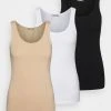 Anna Field BASIC TANK 3er Pack - Top - Black/white/nude, Mujer -LuxeTrend Ventas 2f29a6be48564ca1a287eb0286fd7816