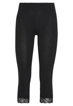 Anna Field Capri Leggings With Lace - Leggings - Black, Mujer -LuxeTrend Ventas 3201718943bb4e698de1fd379ef8547c