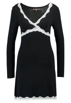 Anna Field HEIDI LONG SLEEVES VISCOSE NIGHTDRESS - Camisón - Black, Mujer -LuxeTrend Ventas 32fa00dfae104f94a6dcda686bd2fdf8