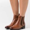 Anna Field Botines - Cognac, Mujer