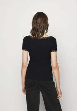 Anna Field Camiseta Básica - Black, Mujer -LuxeTrend Ventas 33804ae204034361a9c5991bf70cf10c