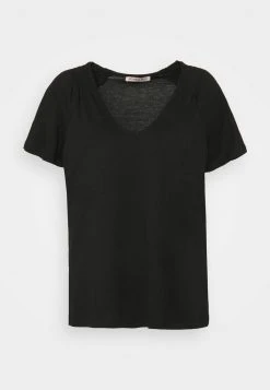 Anna Field Camiseta Básica - Black, Mujer