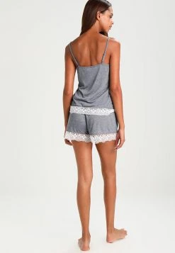 Anna Field SARAH SHORT PJ SET WITH CROCHET LACE - Pijama - Off-white/dark Blue, Mujer -LuxeTrend Ventas 33d0e936af774883bb2b5a180610a668