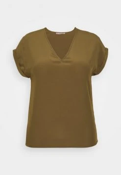 Anna Field Camiseta Básica - Khaki, Mujer