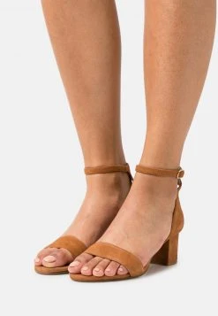Anna Field LEATHER - Sandalias - Cognac, Mujer
