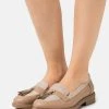 Anna Field Mocasines - Taupe, Mujer