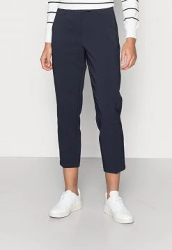 Anna Field Slim Fit Business Trousers - Pantalones - Dark Blue, Mujer