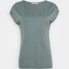 Anna Field Camiseta Básica - Petrol Melange, Mujer 1 Anna Field Camiseta Básica - Petrol Melange, Mujer -LuxeTrend Ventas 37a6b292b58647e9ab264b134f59b9ef