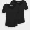 Anna Field Camiseta Básica - Black, Mujer -LuxeTrend Ventas 38797e8e175f4261876f959713edfbed