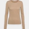Anna Field Camiseta De Manga Larga - Mottled Beige, Mujer