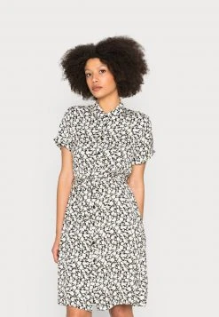 Anna Field Vestido Informal - Black/white, Mujer