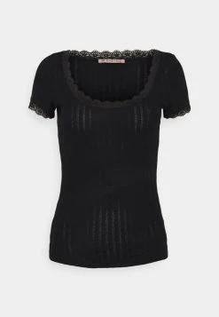 Anna Field Camiseta Básica - Black, Mujer -LuxeTrend Ventas 3bd1b220e8d14548bc8f46f2ac513a59