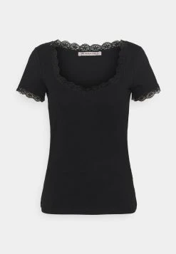Anna Field Camiseta Básica - Black, Mujer -LuxeTrend Ventas 3c7fc1ccb92243f987ab4c74aa6d83ce