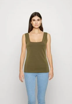 Anna Field Top - Khaki, Mujer