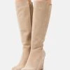 Anna Field LEATHER - Botas De Cuña - Beige, Mujer -LuxeTrend Ventas 4002c1c6642e4ae382b206acdb761c4c